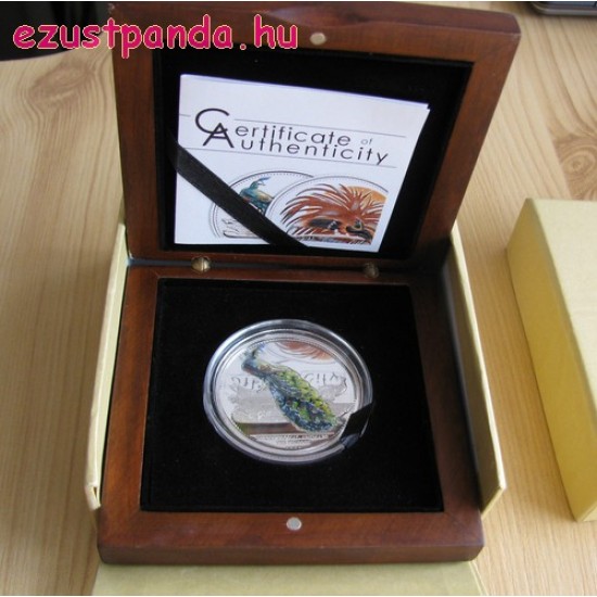 Páva Palau 2009 ezüst pénzérme