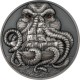 H.P. Lovecraft - Cthulhu 2022 Palau 3 uncia antikolt ezüst pénzérme H.P. Lovecraft - Cthulhu 2022 Palau 3 uncia antikolt ezüst pénzérme