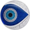 Evil Eye - amulett a Gonosz Szem ellen Palau 2020 proof ezüst pénzérme