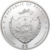 Katicabogár 2021 Palau proof high-relief ezüst pénzérme - CSAK 2021 példányban!