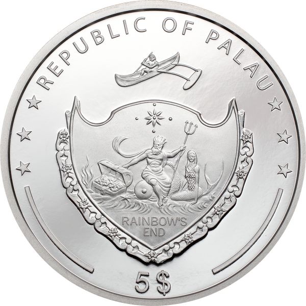 Katicabogár 2021 Palau proof high-relief ezüst pénzérme - CSAK 2021 példányban!