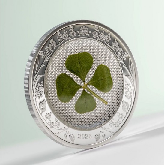 Egy uncia szerencse Palau 2025 proof ezüst pénzérme