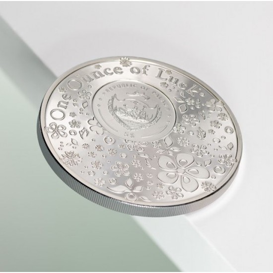 Egy uncia szerencse Palau 2025 proof ezüst pénzérme