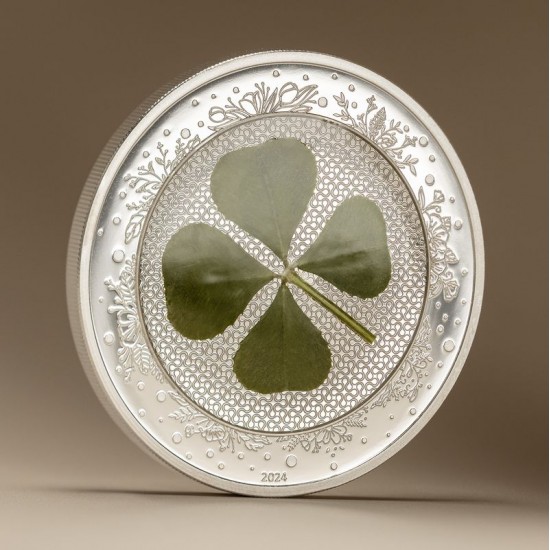 Egy uncia szerencse Palau 2024 proof ezüst pénzérme Egy uncia szerencse Palau 2024 proof ezüst pénzérme