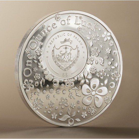 Egy uncia szerencse Palau 2024 proof ezüst pénzérme Egy uncia szerencse Palau 2024 proof ezüst pénzérme