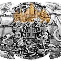 Atlantisz 2025 5 uncia ezüst pénzérme - SZÉTNYITHATÓ ÉRME!