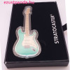 Fender Stratocaster gitár "Surf Green" 2022 1 uncia proof ezüst pénzérme - gitár alakú! Fender Stratocaster gitár "Surf Green" 2022 1 uncia proof ezüst pénzérme - gitár alakú!