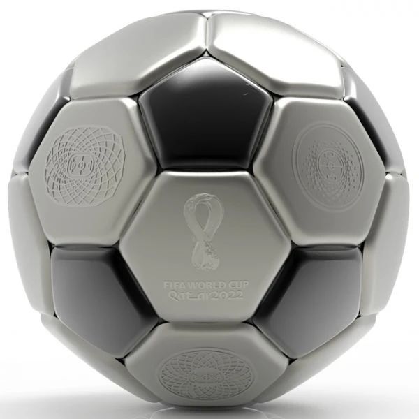 Katar 2022 futball VB 3 uncia Salamon-szigetek ezüst pénzérme - CSAK 2022 PÉLDÁNYBAN!