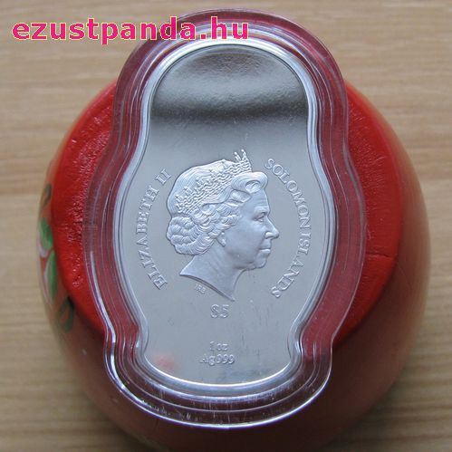 Matrjoska baba 2017 1 uncia proof ezüst pénzérme Matrjoska baba 2017 1 uncia proof ezüst pénzérme