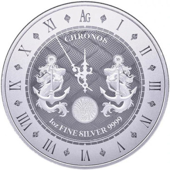 Chronos - Az Idő 2021 Tokelau 1 uncia ezüst pénzérme