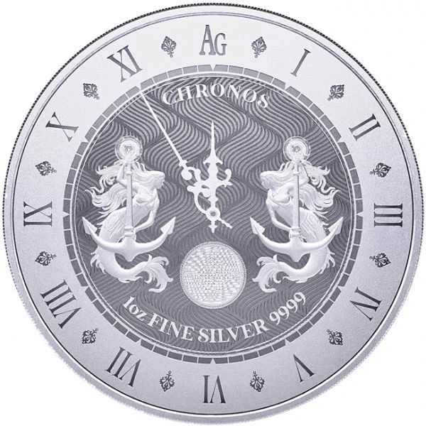 Chronos - Az Idő 2021 Tokelau 1 uncia ezüst pénzérme Chronos - Az Idő 2021 Tokelau 1 uncia ezüst pénzérme