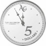 Chronos - Az Idő Tokelau 2019 1 uncia ezüst pénzérme, tükörveret