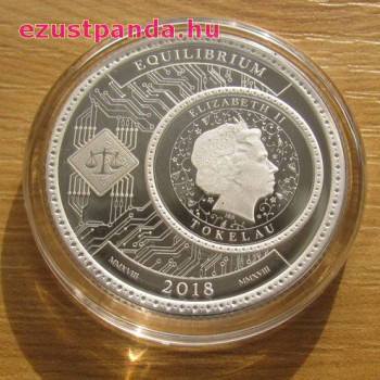 Equilibrium - Egyensúly Tokelau 2018 proof ezüst pénzérme