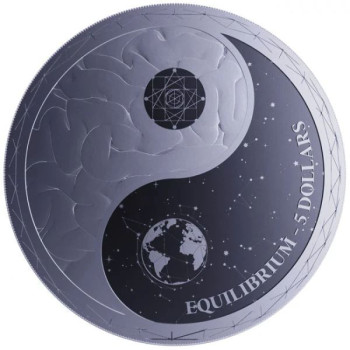 Equilibrium - Egyensúly Tokelau 2022 1 uncia ezüst pénzérme