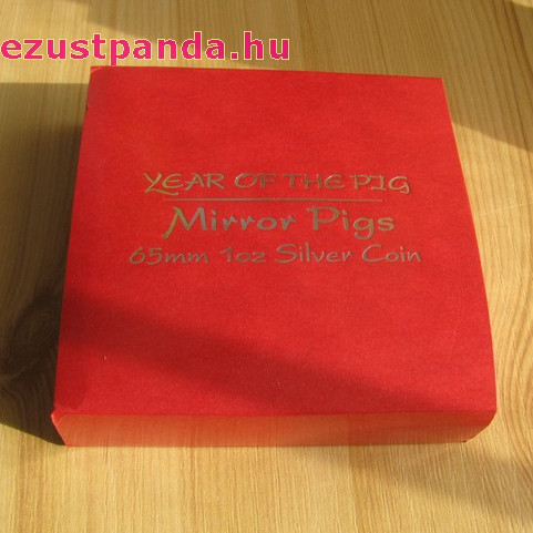 Tokelau Disznó éve "Mirror Pigs" 2019 1 uncia proof ezüst pénzérme - CSAK 500 PÉLDÁNY! Tokelau Disznó éve "Mirror Pigs" 2019 1 uncia proof ezüst pénzérme - CSAK 500 PÉLDÁNY!