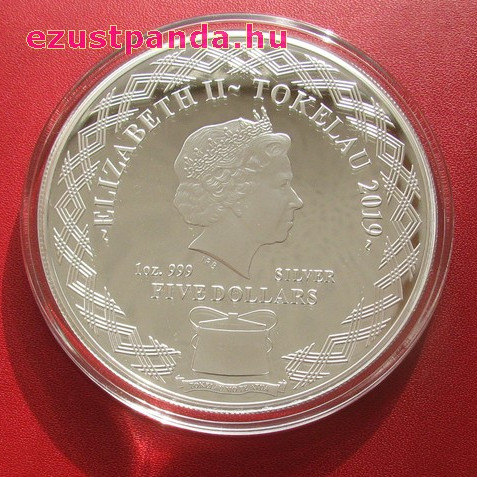 Tokelau Disznó éve "Mirror Pigs" 2019 1 uncia proof ezüst pénzérme - CSAK 500 PÉLDÁNY! Tokelau Disznó éve "Mirror Pigs" 2019 1 uncia proof ezüst pénzérme - CSAK 500 PÉLDÁNY!