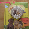 Mindig együtt - Always Together 2016 Labrador kutya 1/2 uncia színes ezüst pénzérme