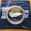 Vissza a jövőbe 2015 1 uncia proof ezüst pénzérme DeLorean autóval