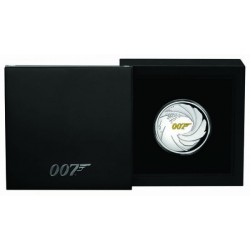 James Bond 007 1 uncia high relief proof ezüst pénzérme