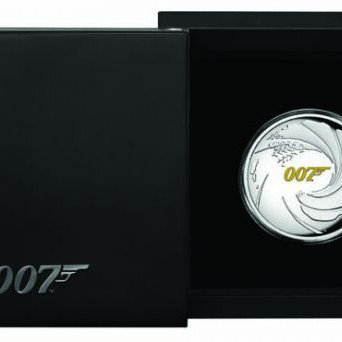 James Bond 007 1 uncia high relief proof ezüst pénzérme