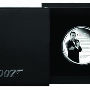 James Bond Örökség - Sean Connery Tuvalu 2021 1 uncia proof ezüst pénzérme