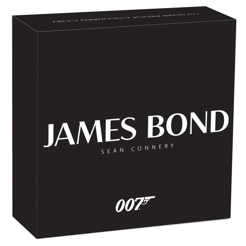 James Bond - Sean Connery 2024 Tuvalu 1 uncia proof ezüst pénzérme James Bond - Sean Connery 2024 Tuvalu 1 uncia proof ezüst pénzérme