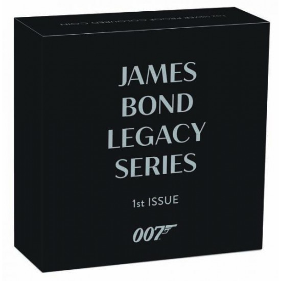James Bond Örökség - Sean Connery Tuvalu 2021 1 uncia proof ezüst pénzérme