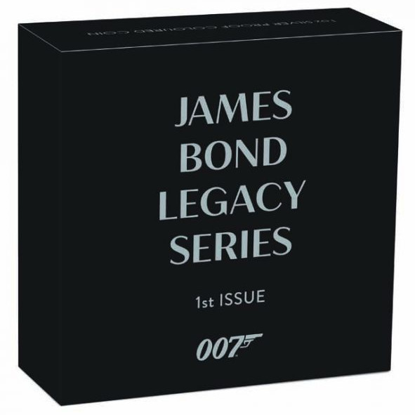 James Bond Örökség - Sean Connery Tuvalu 2021 1 uncia proof ezüst pénzérme
