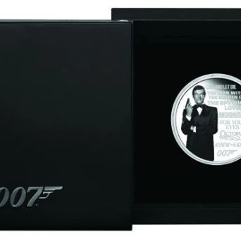 James Bond Örökség - Roger Moore Tuvalu 2022 1 uncia proof ezüst pénzérme