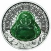 Nevető Buddha - Tuvalu 2019 1 uncia ezüst pénzérme jádekővel