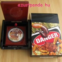 Skorpiók - Ausztrál pókvadász 2014 1 uncia proof ezüst pénzérme