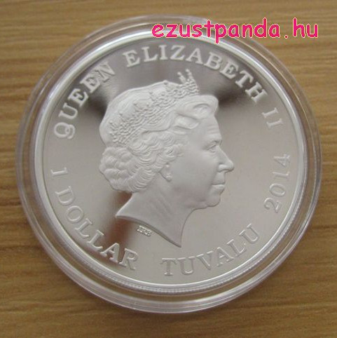 Skorpiók - Ausztrál pókvadász 2014 1 uncia proof ezüst pénzérme Skorpiók - Ausztrál pókvadász 2014 1 uncia proof ezüst pénzérme
