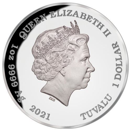 Tövises rája 2021 ausztrál 1 uncia proof ezüst pénzérme Tövises rája 2021 ausztrál 1 uncia proof ezüst pénzérme