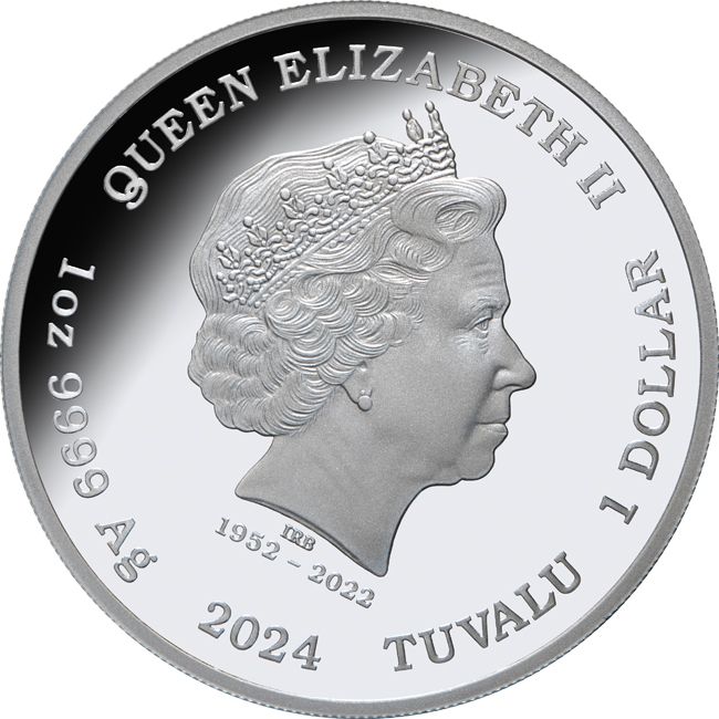Medúza "Portugál gálya" 2024 ausztrál 1 uncia proof ezüst pénzérme