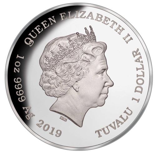 Tűzhal 2019 1 uncia proof ezüst pénzérme