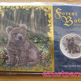 Erdei kölykök - Forest Babies 2013 3x 1/2 uncia színes ezüst érmesorozat Erdei kölykök - Forest Babies 2013 3x 1/2 uncia színes ezüst érmesorozat