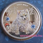 Erdei kölykök - Forest Babies 2013 3x 1/2 uncia színes ezüst érmesorozat