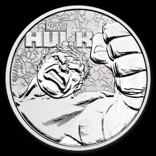 Hulk 2019 1 uncia ezüst pénzérme