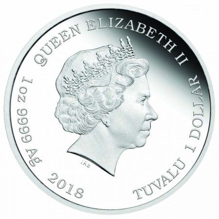Kutya éve "Gazdagság és Bölcsesség" 2018 2x1 uncia ezüst érmeszett Kutya éve "Gazdagság és Bölcsesség" 2018 2x1 uncia ezüst érmeszett