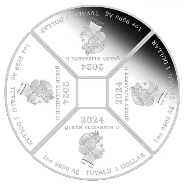 Lunar Sárkány éve 2024 4x1 uncia színes proof ezüst érmeszett ("kvadráns szett") Lunar Sárkány éve 2024 4x1 uncia színes proof ezüst érmeszett ("kvadráns szett")