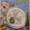 Kecskegida ("Bébi Kecske") 2015 1/2 uncia színes ezüst pénzérme