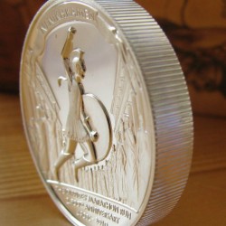   Marathon Pheidippides 2010 1 uncia high relief ezüst pénzérme