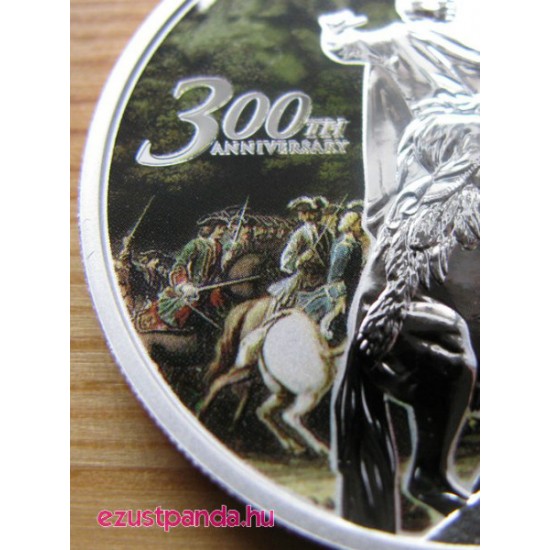 Poltavai csata 300. évfordulója 2009 1 uncia proof ezüst pénzérme