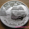 Mesebeli hajók - A Jolly Roger 2014 1 uncia proof ezüst pénzérme
