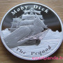 Mesebeli hajók - A Pequod (Moby Dick) 2013 1 uncia proof ezüst pénzérme