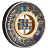 Rubik-kocka 50 éves 2024 2 uncia antikolt ezüst pénzérme - CSAK 3000 PÉLDÁNYBAN!
