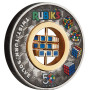 Rubik-kocka 50 éves 2024 2 uncia antikolt ezüst pénzérme - CSAK 3000 PÉLDÁNYBAN!