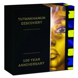 Tutankhamon sírjának felfedezése 2022 2 uncia aranyozott ezüst pénzérme - CSAK 2.000 PÉLDÁNYBAN!