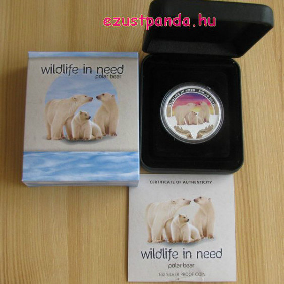Veszélyeztetett állatvilág (Wildlife In Need) 2011-12 5x1 uncia proof ezüst pénzérmesorozat Veszélyeztetett állatvilág (Wildlife In Need) 2011-12 5x1 uncia proof ezüst pénzérmesorozat