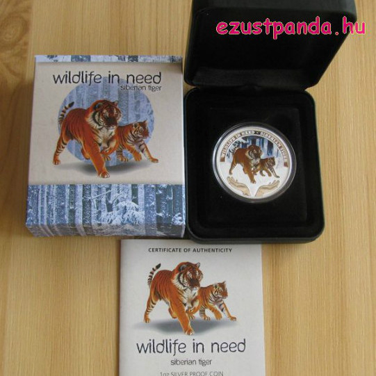 Veszélyeztetett állatvilág (Wildlife In Need) 2011-12 5x1 uncia proof ezüst pénzérmesorozat Veszélyeztetett állatvilág (Wildlife In Need) 2011-12 5x1 uncia proof ezüst pénzérmesorozat